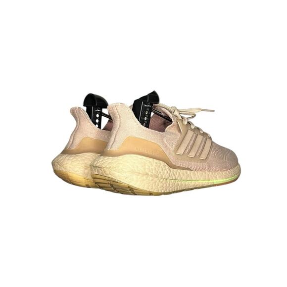 Adidas Womens Ultraboost 21 Running Shoes Ash Pearl/Hazy Rose Size 7.5 - Picture 4 of 6